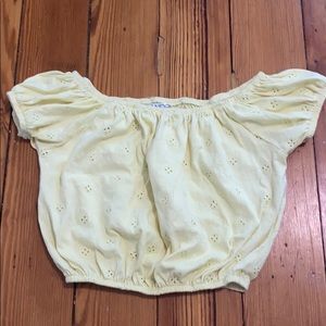 cute pastel yellow top